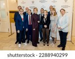 Small photo of 12.04.2023 Opening of the Leninka with a Star tour cycle, located in Russia, Moscow Svetlana Sergeevna Zhurova and Alexey Valeryevich Shaposhnikov Alexey Vale