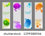 set of flow vertial web banners ... | Shutterstock .eps vector #1299388546