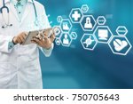 medical science concept  ... | Shutterstock . vector #750705643