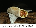 Small photo of Twister Zinger Chicken strips Tortilla Wrap.