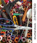 Thread And Some Tools For Sewing