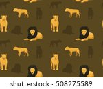 panthera lion wallpaper 2 | Shutterstock .eps vector #508275589