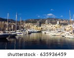 Monaco Port Hercule view of yachts from water’s edge
