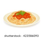 Spaghetti Bolognese Isolated On ...