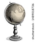 Antique Celestial Globe Hand...