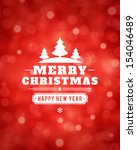 christmas light vector... | Shutterstock .eps vector #154046489