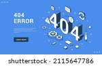 404 error connection not found... | Shutterstock .eps vector #2115647786