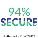  percentage secure sign label... | Shutterstock .eps vector #2156392019