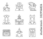 Set Of 9 High Detailed Icons Of ...