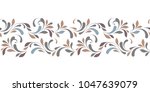 floral seamless pattern for... | Shutterstock .eps vector #1047639079