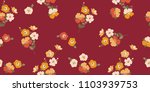 seamless floral pattern.... | Shutterstock .eps vector #1103939753