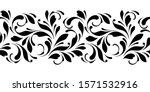 Outline Floral Seamless Pattern....