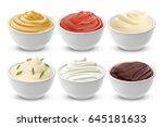 Set Of Different Sauces...