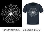 creepy spider arachnid symbol... | Shutterstock .eps vector #2165861179