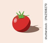 tomato red color vector... | Shutterstock .eps vector #1962508270