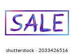 sale banner handwritten... | Shutterstock .eps vector #2033426516