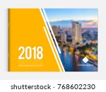business brochure cover design... | Shutterstock .eps vector #768602230