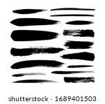 vector grungy paint brush... | Shutterstock .eps vector #1689401503
