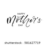 happy mother's day postcard.... | Shutterstock .eps vector #581627719
