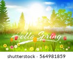 spring. | Shutterstock .eps vector #564981859