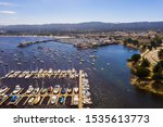Aerial View Of The Monterey Bay ...