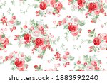 seamless pattern with vintage... | Shutterstock .eps vector #1883992240