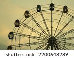 Ferriswheel Landscape In The...