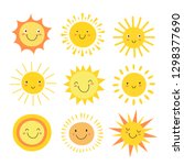 Sun Emoji. Funny Summer...