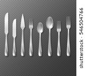 Vector Realistic Cutlery Set ...