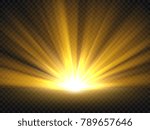 abstract golden bright light.... | Shutterstock .eps vector #789657646
