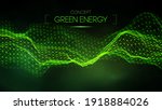 green energy concept. vector... | Shutterstock .eps vector #1918884026