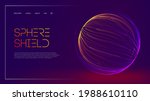sphere shield protect in... | Shutterstock .eps vector #1988610110
