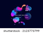 glass morphism credit card... | Shutterstock .eps vector #2123773799