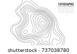 topographic map contour... | Shutterstock .eps vector #737038780