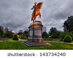 Boston Statue Of George...
