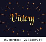 victory background poster.... | Shutterstock .eps vector #2173859359