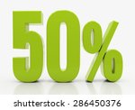 Percent off. Discount. 3D illustration