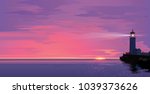 Vector Sea Landscape With...