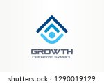 growth creative symbol concept. ... | Shutterstock .eps vector #1290019129