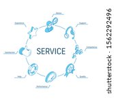 service isometric concept.... | Shutterstock .eps vector #1562292496