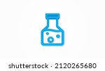 laboratory chemical beaker 3d... | Shutterstock .eps vector #2120265680