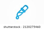 pipette 3d line flat color icon.... | Shutterstock .eps vector #2120275460