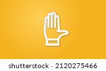 hand palm  access control  stop ... | Shutterstock .eps vector #2120275466