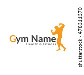 gym logo. fitness energy logo.... | Shutterstock .eps vector #478311370