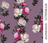 seamless floral pattern.... | Shutterstock . vector #1170436126