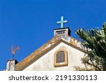 Small photo of The old church Our Lord Bom Jesus de Paranapiacaba, with the houses of the small village built by Englishmen in the late twentieth century in Brazil