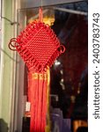 Small photo of Close-up of Chinese knotting(Chinese knot)