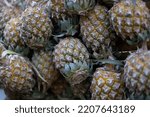 Several Pineapples  Piled...