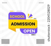 Colorful School Admission Open...