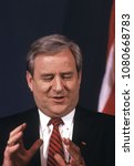 Small photo of Washington, DC., USA, June 8, 1987 Reverend Jerry Falwell at the National Press Club luncheon.